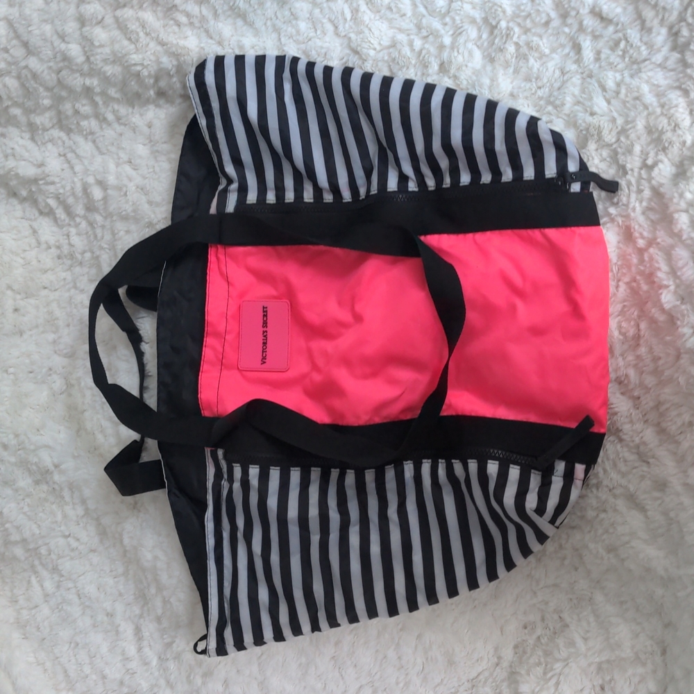 Victoria's Secret Tote Bag with Front Zipper Pocket